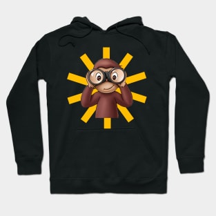 Curious George Yellow Retro Hoodie